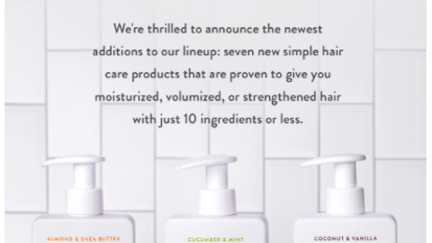 Native Target 'Hair Care' Email